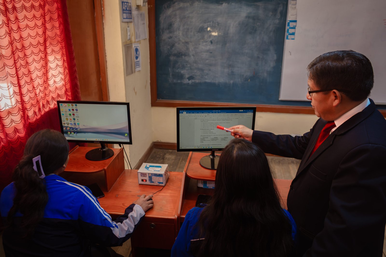 Ambientes académicos del IESTP Héroes de Sierra Lumi